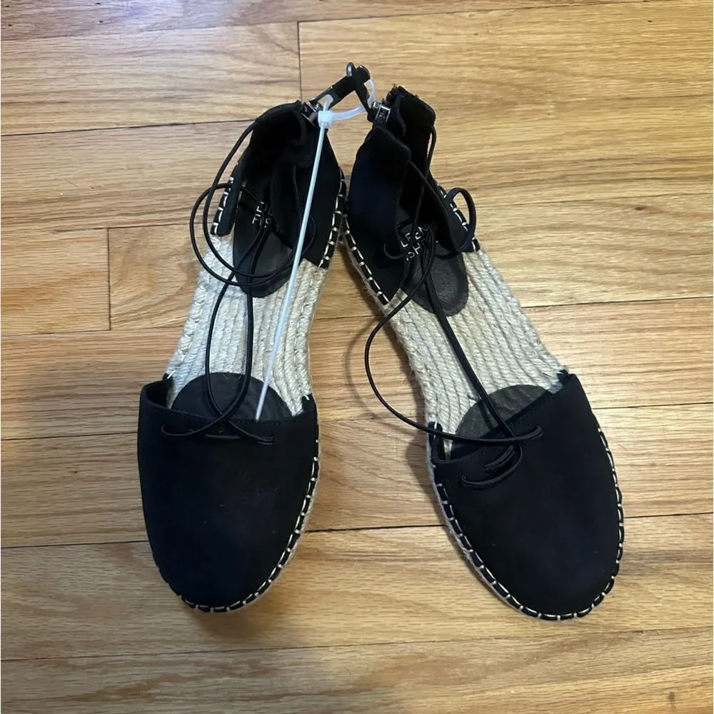 Eileen Fisher | Lace Leather Espadrille